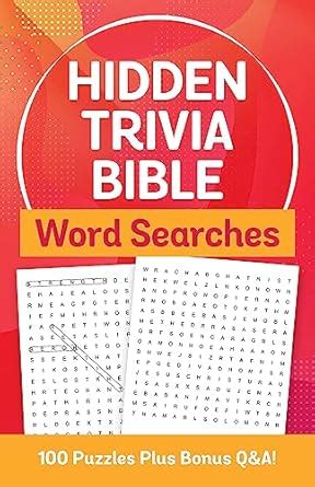 Buy Hidden Trivia Bible Word Searches: 100 Puzzles Plus Bonus Q&a! Book ...