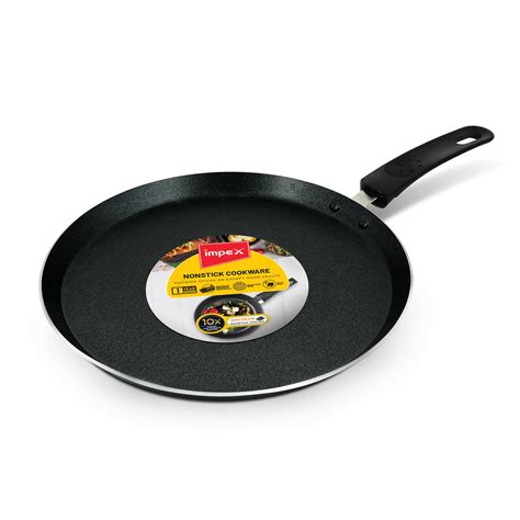 Impex ITP 26L 26 cm Non-Stick Tawa Pan with Induction Base and High-Gr ...