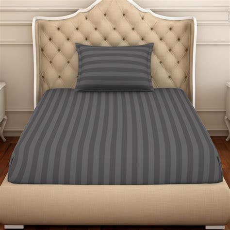 Buy SPACES Skyrise Striped 2-Piece Single Bedsheet Set - 152 x 228 cm ...