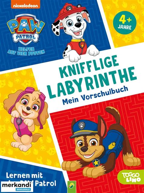 Paw Patrol Tricky mazes Learn with the PAW Patrol - Germany, New - The ...