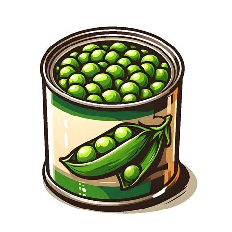 Pea Can Food Art