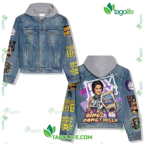 Bayley Ding Dong Hello Jean Jacket Hoodie - Tagolife