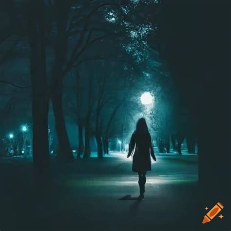 Woman Walking Alone
