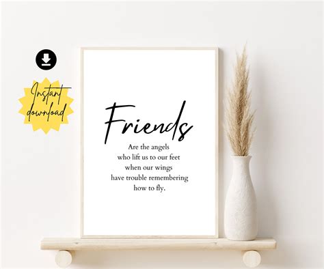 Friends Definition Print | Bestie Friendship Quote (digital Download ...