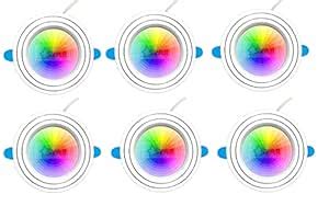 Buy NIGHT STAR Light 9 Watts 7 Color in 1 Aluminum Metal Body Round ...