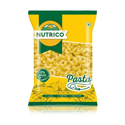 Nutrico Macaroni Pasta, 1 kg, made with 100% Suji, 0% Maida, High ...