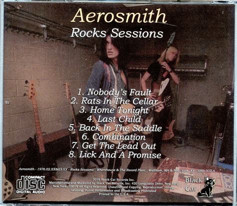 AEROSMITH - Rocks Sessions ( 1 CD ) ( Wherehouse Waltham, MA And The ...
