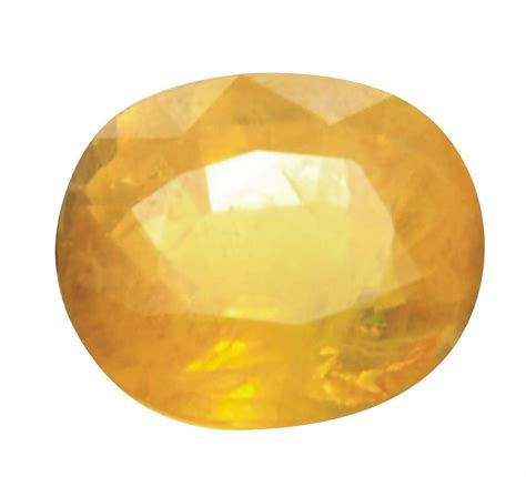 Tejvij And Sons 7.25 Ratti Pitambari Neelam Yellow Sapphire Certified ...