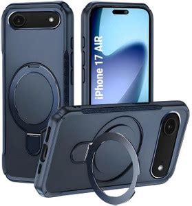 AIBEX Back Cover for Apple iPhone 17 Air | MagSafe Ring Kickstand |Slim ...