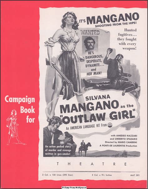 Outlaw Girl (1950) Pressbook - From Zombos' Closet