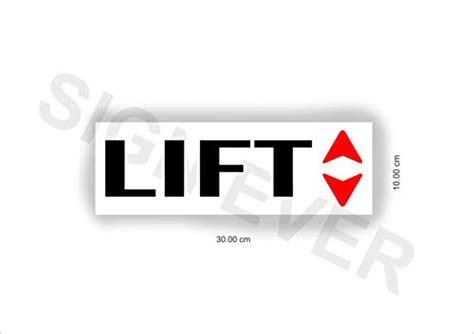Buy SIGN EVER Lift Sign Board Hospital Office Factory Shopping Mall ...