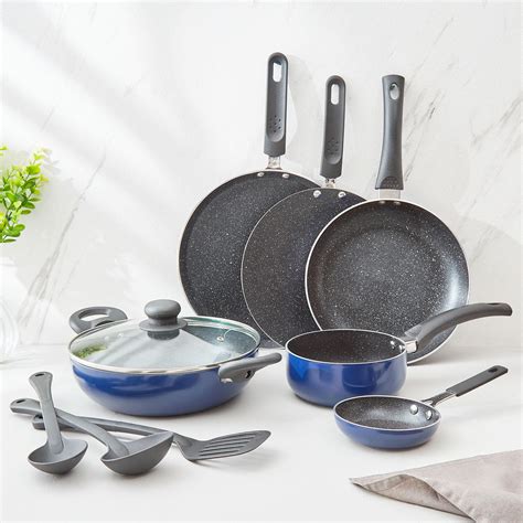 Buy Delight Aneto 10Pcs Aluminium Non-Stick Cookware Set from Home ...