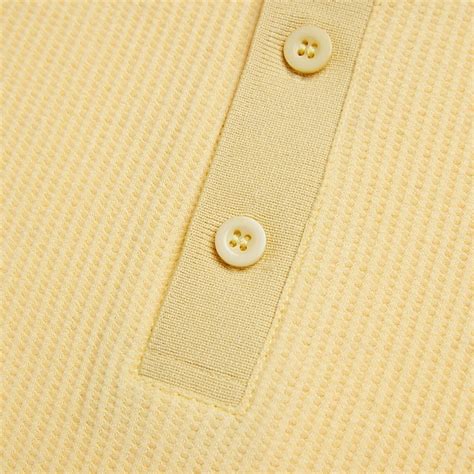 Men's Cotton Waffle Polo Shirts Golf Shirt Casual Holiday Lapel Ribbed ...