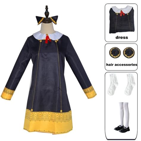 SPY×FAMILY Cosplay Anya SPY Costume Anime Forger | Ubuy India