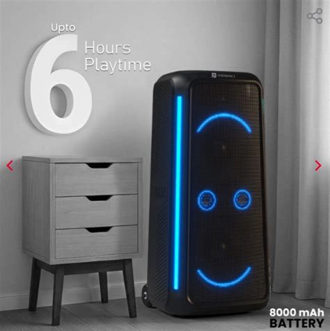 Portronics Iron Beats 5 Prime | 250W Bluetooth Speaker