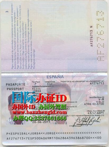 购买西班牙护照|Pasaporte español|办西班牙护照-国际办证ID