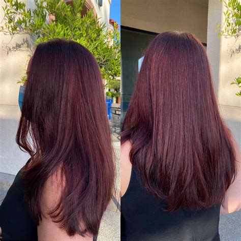 Dark cherry red hair – Artofit
