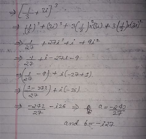 express the complex number in the form of a+ iota b1.) (1- iota )^42 ...