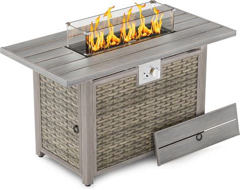 Outdoor Fire Pit Table Propane Gas Fire pits Australia | Ubuy