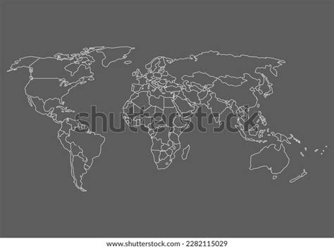 Simple World Map Without Borders 的图像结果