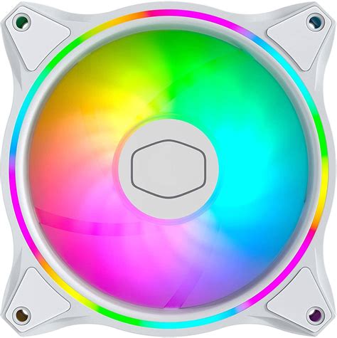 Cooler Master MasterFan 3n1 MF120 Halo White Edition ARGB-Dual Ring ...