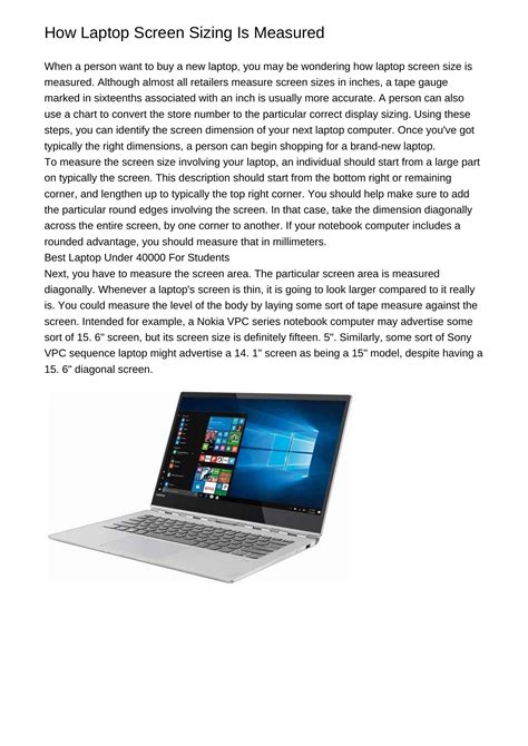 Precisely how Laptop Screen Dimension Is Measuredncnxa.pdf.pdf | DocDroid