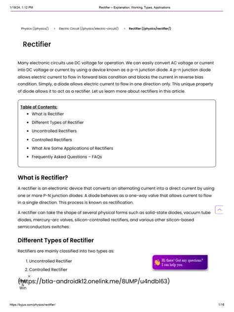 Image result for Rectifier Types and Applications