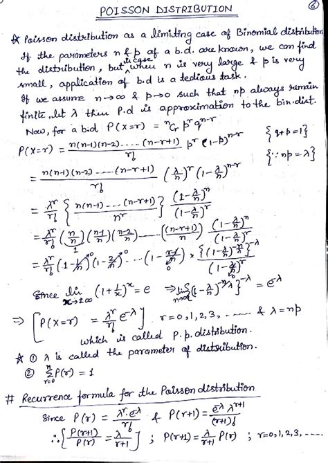 Poisson & Normal Distribution: Statistical Techniques - III - Studocu