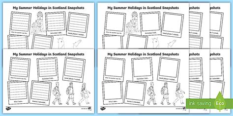 Scottish Summer Worksheet | Twinkl Resources