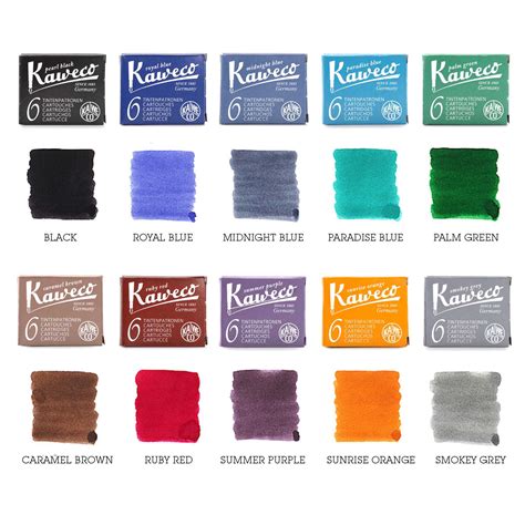 Kaweco Ink Cartridges หมึกหลอด (สำหรับใช้กับปากกาหมึกซึม) | LINE SHOPPING