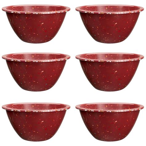 Buy Zak! Designs Confetti Classic Cereal Bowls (Set of 6), Durable and ...