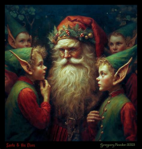 Santa And His Elves
