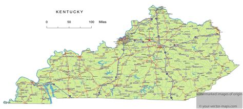 World Maps Library - Complete Resources: Kentucky State Maps
