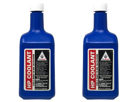 Honda Genuine OEM HP Coolant 50/50 Blend, Type 2, 2 Pack, Two 32 oz Bottles - Walmart.com