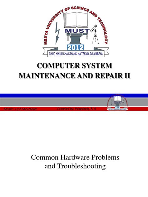 Image result for Troubleshooting Computer Hardware