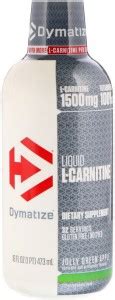 DYMATIZE L-Carnitine Liquid Fat Burner Pre and Post workout EAA ...