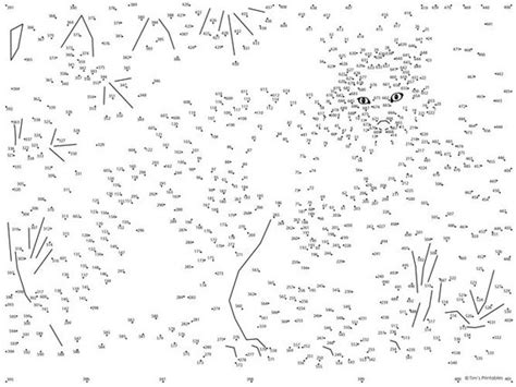 Fox Dot-to-dot / Connect the Dots PDF 690 Dots - Etsy India