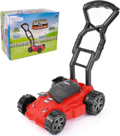 Amazon.com: ArtCreativity Kids’ Lawn Mower Toy - 21 Inches Tall - Lawn ...