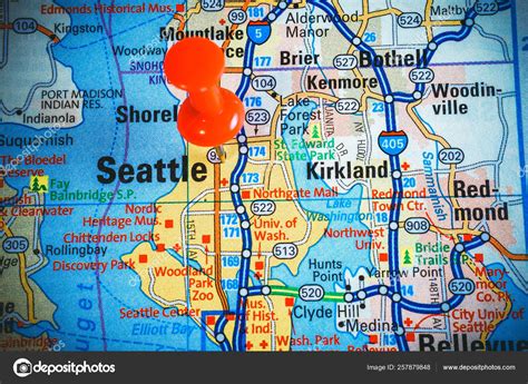 Seattle Area Map 的图像结果