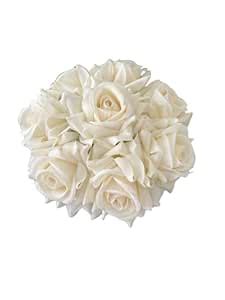 Artificial Rose Flower Wedding Hair Bun Gajra for Women Bridal Juda ...