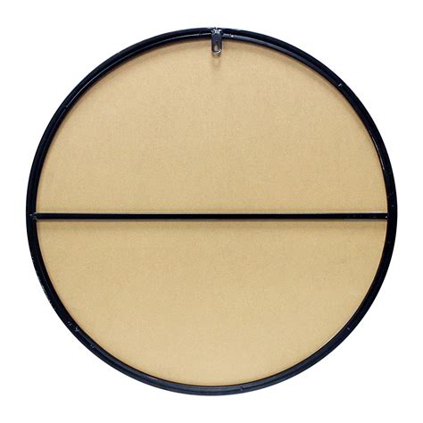 Buy Growsun Black Round Mirror 24 inch, Wall Mounted Circle Mirror ...