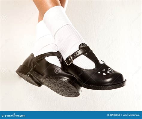 Dangling Girls School Shoes Stock Photo - Image of african, child: 38985658