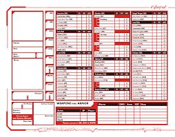 Cyberpunk RED Character Sheet