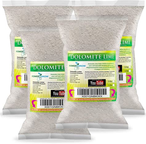 Amazon.com : Dolomite Lime - Pure Dolomitic/Calcitic Garden Lime (20 ...