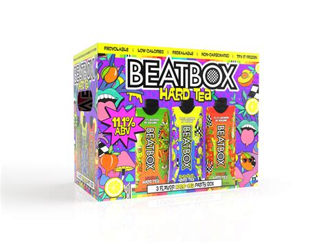 BeatBox Hard Tea Variety Pack Ready-to-Drink Cocktail Party Punch, 11.1 ...