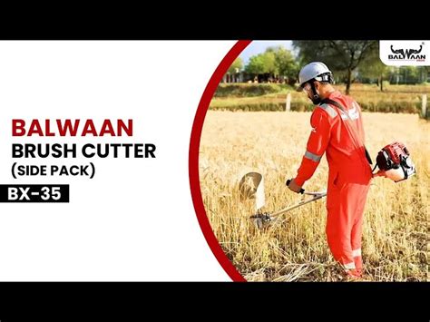 Balwaan Brush Cutter - Balwaan BX-35/4 Stroke 35cc Side Pack Brush ...