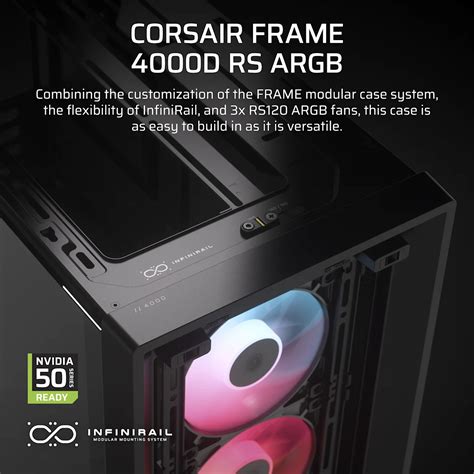 Buy Shop CORSAIR Frame 4000D RS ARGB Modular Mid-Tower ATX Cabinet ...