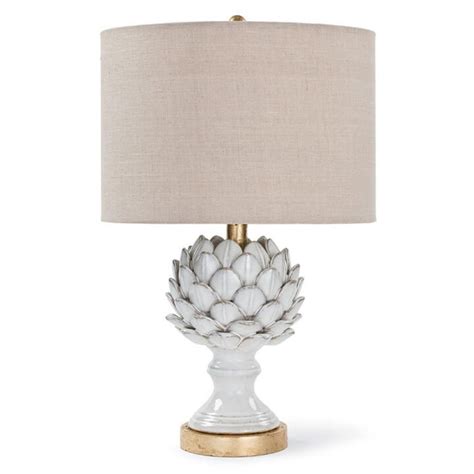 Artichoke Table Lamp | Crystal table lamps, Artichoke lamp, Gold table lamp