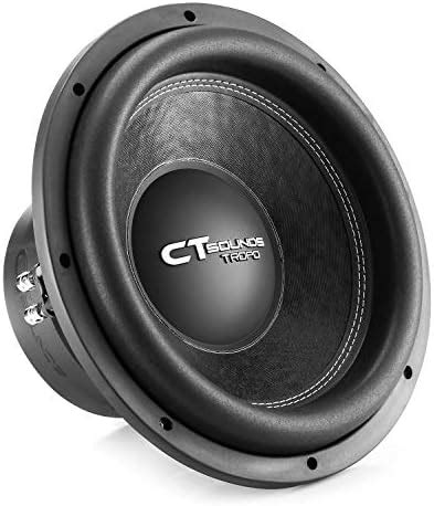 CT Sounds TROPO-12-D4 1300 Watt Max 12 Inch Car Subwoofer Dual 4 Ohm ...