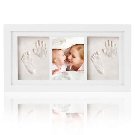 Baby Handprint & Footprint Picture Frame Kit, Pure Vie Gorgeous ...